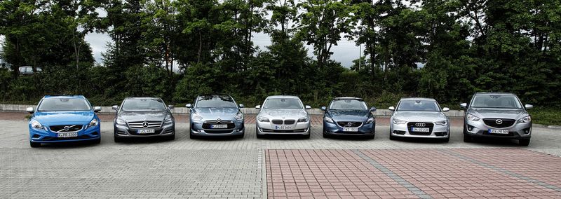 Diese sieben Modelle wurden getestet (Bild: ADAC)