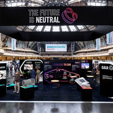 Auf der Automechanika 2026 dreht sich beim Stand von The Future is Neutral alles um Wiederaufbereitung, Reparatur und Recycling.   (Bild: The Future is Neutral)