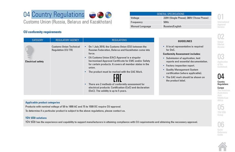TÜV-SÜD-Broschüre Quick access to global markets: Landesspezifische Bestimmungen von Russland, Weißrussland und Kasachstan (Bild: TÜV SÜD)