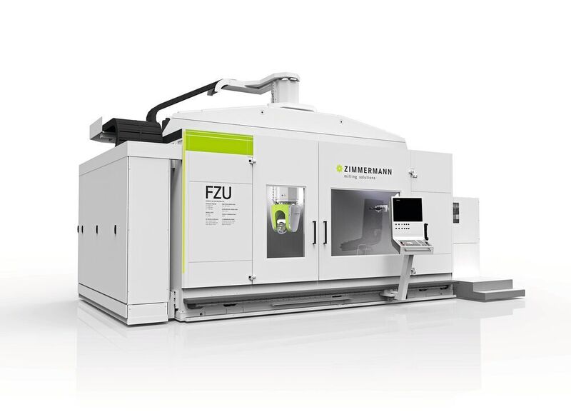 Premiere auf der AMB: Modell- Formen- und Werkzeugbauer erhalten mit der neuentwickelten FZU eine äußerst kompakte Universalmaschine. (F. Zimmermann GmbH)