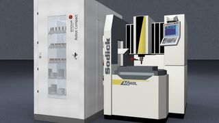 Sodick AG40L mit ErowaRobotCompact (Bild: Celada)