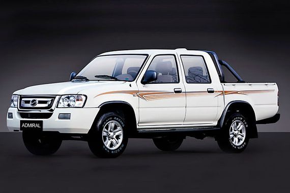 Der Admiral ist vom kleinen chinesischen SUV- und Pick-up-Hersteller ZX Auto. Mit 358 Neuzulassungen landet er auf Platz zehn der Liste.