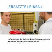 Ein neues ZDK-Merkblatt erläutert die Haftungsrisiken beim Ersatzteileinbau.(Foto:  Promotor)