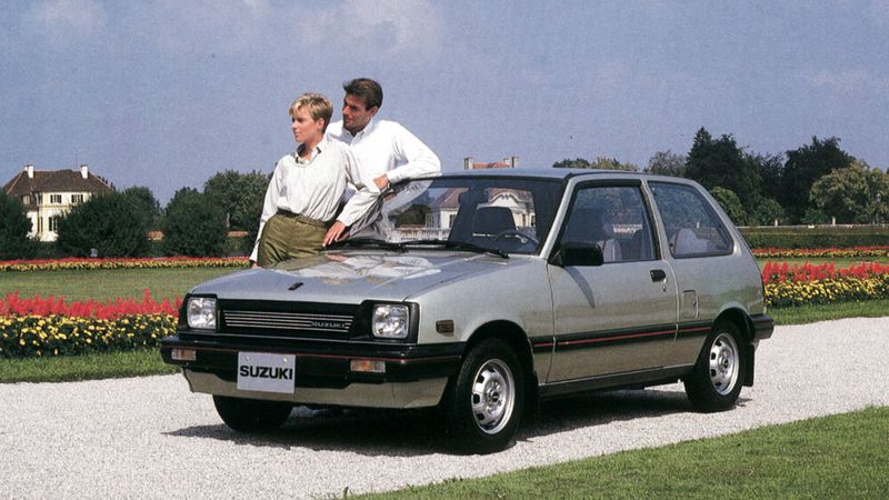 Unscheinbares Design, aber fortschrittliche Technik – 1984 debütiert der erste Suzuki Swift, damals noch unter dem Namen SA 310. (Bild: Suzuki Austria)
