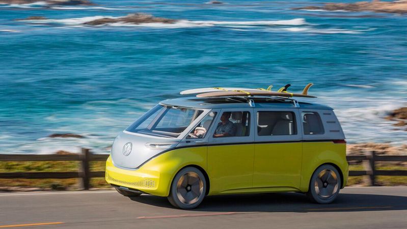 Eine California-Version vom ID Buzz wird es vorerst nicht geben.(Bild:  Volkswagen AG)