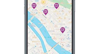 So sieht die Flipcar-App auf dem iPhone aus. (Bild: Flipcar)