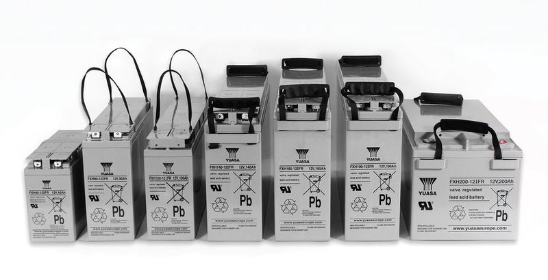 Die neue Serie FXH umfasst acht Typen mit Kapazitäten von 45 Ah bis 200 Ah. (Bild: Yuasa Battery (Europe))