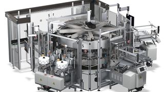 Durch die Falltürtechnik sind der Maschinenkreisel und die einzelnen Stationen leicht zugänglich. (KHS)