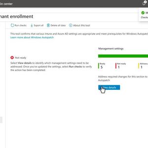 Wenn im Abonnement keine Aktivierung von Autopatch möglich ist, zeigt das Endpoint Admin Center Informationen an, wo das Problem verursacht wird.(Bild:  Joos)