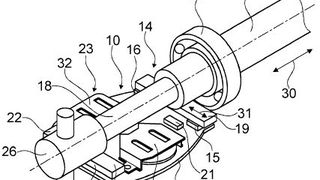 Eine Werkzeugvorrichtung, insbesondere für ein Chirurgie-Werkzeug. (Bild: DPMA)