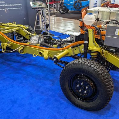 Der E-Umbau am Beispiel eines G-Modells, wie ihn Mercedes-Benz nicht hätte besser machen können. (Bild: Dominsky – VCG)