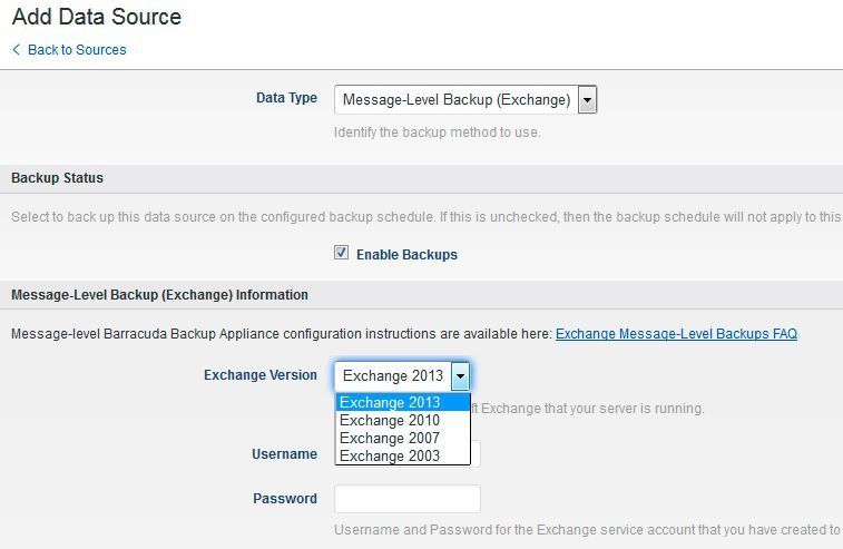 Die Applikationseinbindung, hier für Microsoft Exchange, in die Backup-Umgebung ist mit wenigen Mausklicks erledigt. (Michael Schlede)