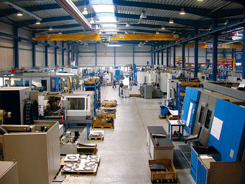 Fertigungshalle bei Gemag. (Bild: Gemag)