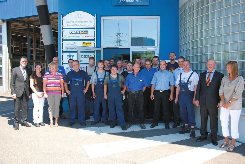 Insgesamt 34 Servicekräfte kümmern sich in der Werkstatt um das Wohl der Kunden. (Archiv: Vogel Business Media)