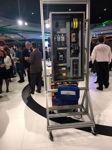 Technology to touch and try out at the Expo of Emerson's Global User Exchange in The Hague. (PROCESS)