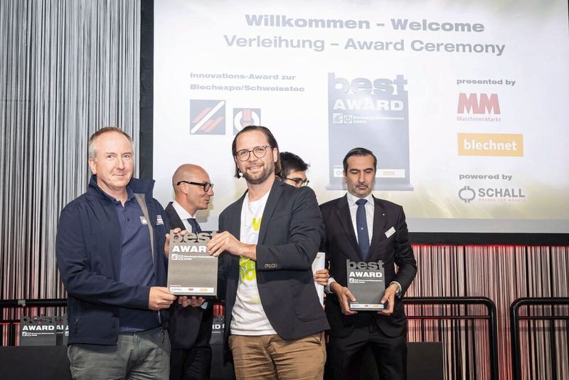 Impressionen der Verleihung des „best Award“ 2025 am ersten Messetag. (Bild: Jürgen Biniasch)