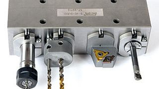 Bild 1: Mit dem MEX-Spannsystem von MAS lassen sich die Werkzeuge für Drehautomaten flexibler, präziser und schneller justieren als mit den üblichen Verfahren. (Bild: MAS)