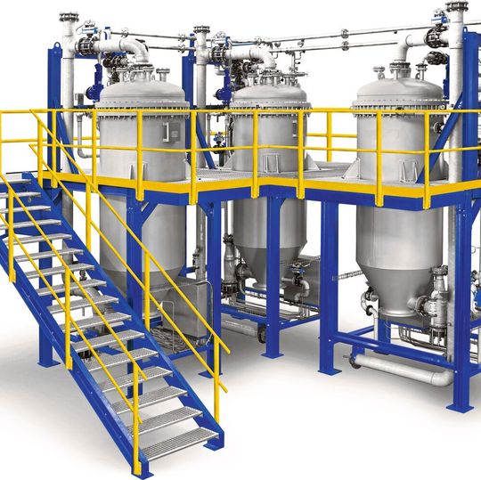 BHS-Sonthofen Process Technology bietet die Kerzenfilter im standardisierten Baukastensystem mit verschiedenen Baugrößen an. (Bild:  © 2012 Schmid und Keck / BHS Sonthofen)