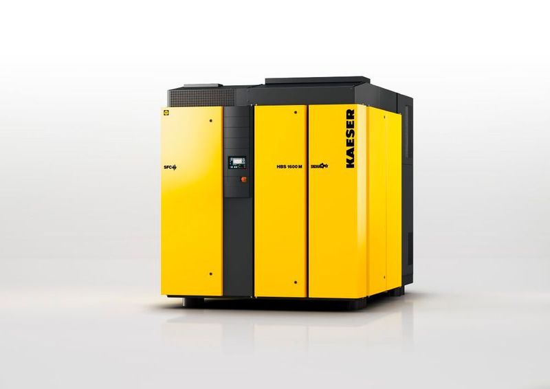 Eine neuer „Meilenstein“ in der Verdichtertechnik: Schraubengebläse HBS von Kaeser für   Volumenströme von 40 bis 160 m³/min bei bis zu 1100 mbar Differenzdruck (Kaeser Kompressoren)