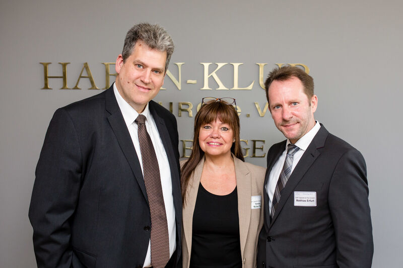 Die dbc-Geschäftsführung freute sich über die gelungene Veranstaltung: (v. l.) Marc Schumacher, Verena Müller-Thiel und Matthias Erfurt (Bild: dbc)