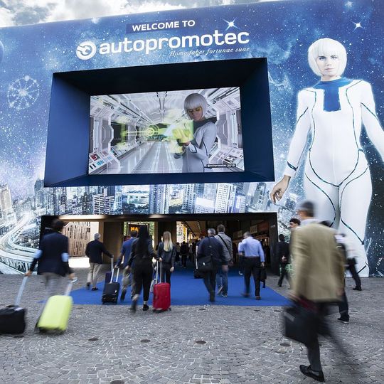 Die nächste Autopromotec findet vom 26. bis 29. Mai 2021 statt.(Bild:  Autopromotec)