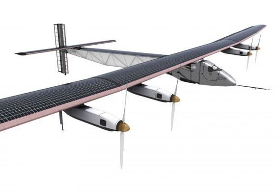 Das Solarflugzeug, das rund um die Welt fliegen soll: Solar Impulse 2. (Solar Impulse)