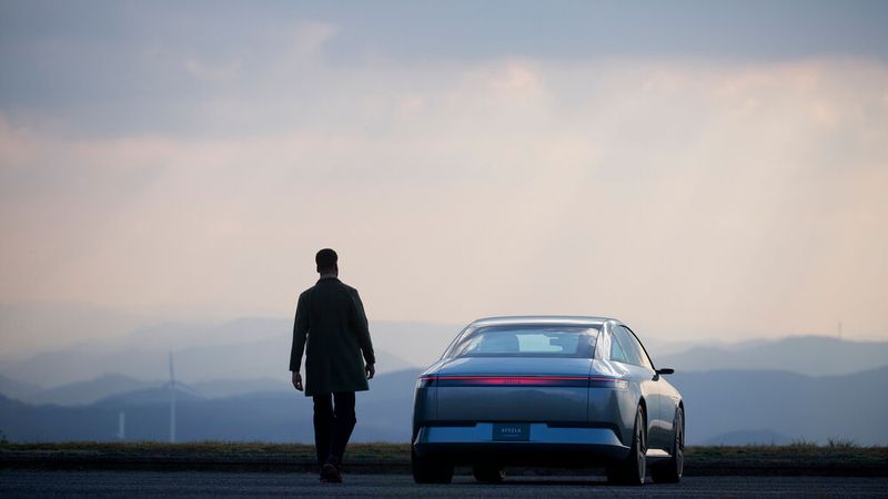 Der AFEELA Prototyp von Sony Honda Mobility. (Bild: Sony Honda Mobility (SHM) )