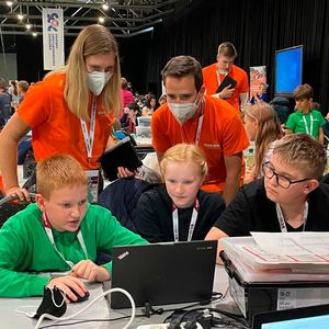 Impressionen vom Deutschlandfinale der WRO in Chemnitz.(Bild:  Technik Begeistert e. V.)