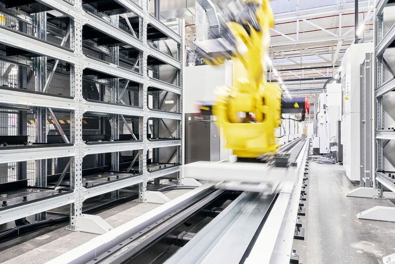 Schaeffler has opened its new tool technology centre in Höchstadt. Highlights include several automated robot lines (pictured) and time-saving support for developers. Here, stamping and forming tools, are the manufacturing focus.
