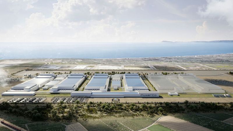 Geplante Volkswagen-„Gigafactory“ bei Valencia. Geplante Volkswagen-„Gigafactory“ bei Valencia.