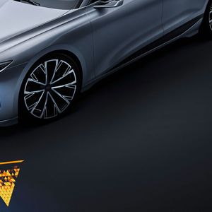 Ein weiteres mögliches Szenario ist, das Licht des Blinkers auf den Boden zu projizieren; wie hier beim A& E-Tron Concept.(Bild:  Audi)