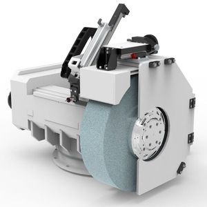 Die neue Schleifmaschine Junicor 3L, die auf dem Konzept Plattform 3 basiert, punkte natürlich mit präzisen Bearbeitungsergebnissen, aber auch durch variable Konfigurationsmöglichkeiten, heißt es.(Bild:  Junker)