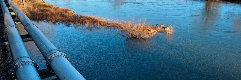 Aus dem Wasser der Emscher und aus verschiedenen Klärwerken erhielten die Forschenden ihre Wasserproben. (Bild:  © Fiona Rau)