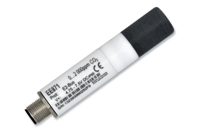 The EE871 CO2 sensor is highly resistant to hydrogen peroxide. (E+E Elektronik)
