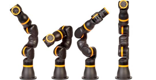 Herzstück der „Rebel on Wheels“ sind die Leichtbauroboter „Rebel“ von Igus.(Bild:  Igus)