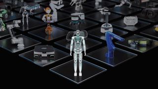 Humanodie Roboter lernen schneller durch Simulation und Informationen aus der realen Welt. Das Projekt Groot von Nvidia nutzt den SoC Jetson Thor. (Bild: Nvidia)