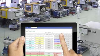 Mit Touch2Plan, der mobilen App zur dezentralen Fertigungssteuerung, können mit dem Tablet-PC kurzfristig Ablaufänderungen vor Ort vorgenommen werden. (Bild: MPDV)