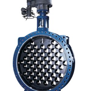 Durch die Lochplattenkonstruktion wird der Durchfluss in Teilströme zerlegt und werden 
Geräuschentwicklung sowie Kavitation verringert. (Bild; Tyco)