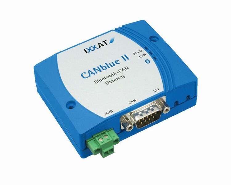 Das IXXAT CANblue II ist ein universell einsetzbares CAN-Bluetooth-Modul, das viele Anwendungen abdeckt. (HMS Industrial Networks)