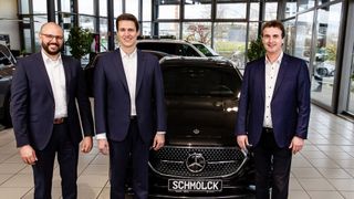 V. l.: Michael Berger führt die Geschäfte der Schmolck-Gruppe gemeinsam mit den geschäftsführenden Gesellschaftern Pascal und Bernhard Schmolck. (Bild: Schmolck)