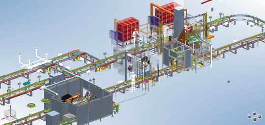 (Die Simulation der Fertigungslinie führte Wipro Pari mit einem digitalen Zwilling durch. Bild: Siemens Digital Industries Software)