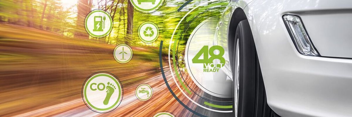 Mit Steckverbindern für 48-Volt-Bordnetzsysteme trägt TE Connectivity zu Nachhaltigkeitszielen in der Automobilbranche bei. (Bild: TE Connectivity)