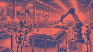 In der Blechbearbeitung bietet KI enorme Chancen, die Prozesseffizienz zu steigern. (Bild: KI-generiert)