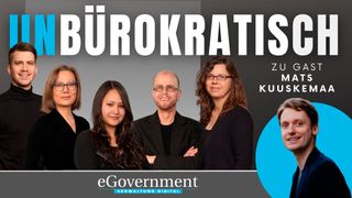 Für die jüngste Unbürokratisch-Episode hat Serina Sonsalla (Mitte) mit Mats Kuuskemaa von e-Residency über Verwaltungsdigitalisierung nach estnischem Vorbild gesprochen. (Bild: VIT)