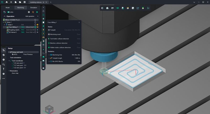 Backround Simulator Faster toolpath calculation with more flexible background simulation