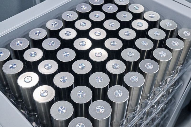 Mechanische Bauteile der Rundzellen. (Bild: Tom Kirkpatrick/BMW AG)