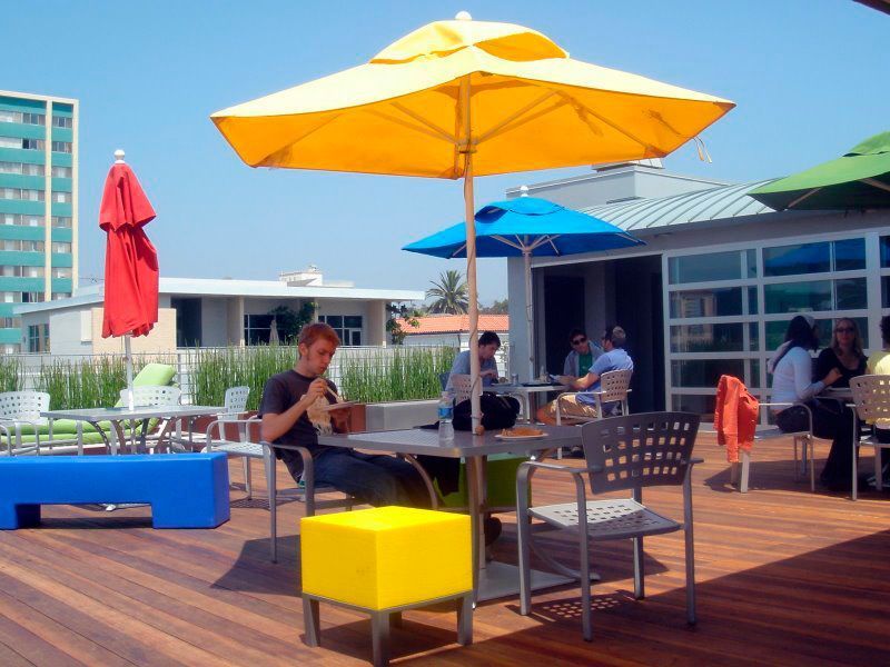 Dachterrasse bei Google in Santa Monica. (Google)