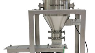 Vibrationsrinne zum Zuführen mit einer Genauigkeit von bis zu einem Gramm  (Bild: Volkmann)