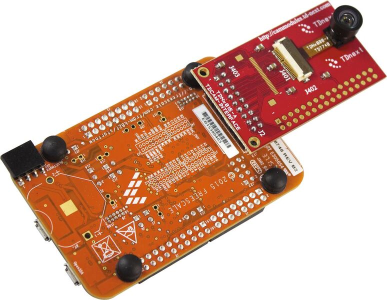 Kinetis von Avnet Silica: Das Low-Power Kit basiert auf NXPs Kinetis K82F und bietet ein VGA-Kameramodul, Flex-Konnektor, 90°-Sichtfeld und Infrarot-Filter. (Bild: Avnet Silica)