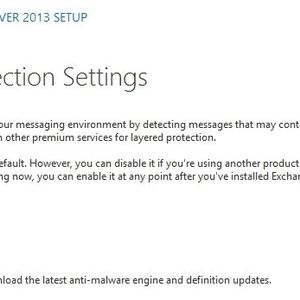 Bereits bei der Installation wählen Administratoren aus, ob der in Exchange Server 2013 integrierte Virenschutz aktiv oder deaktiviert sein soll. Standardmäßig ist der Schutz zugeschaltet.